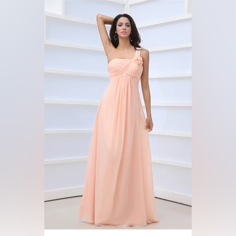 Aspeed One Shoulder Formal Maxi Dress